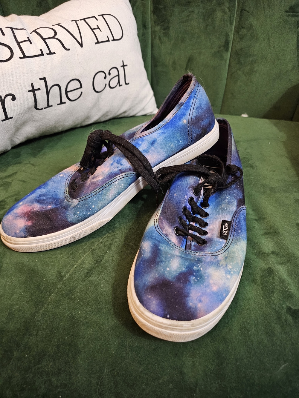 Vans Blue Galaxy Canvas Sneakers